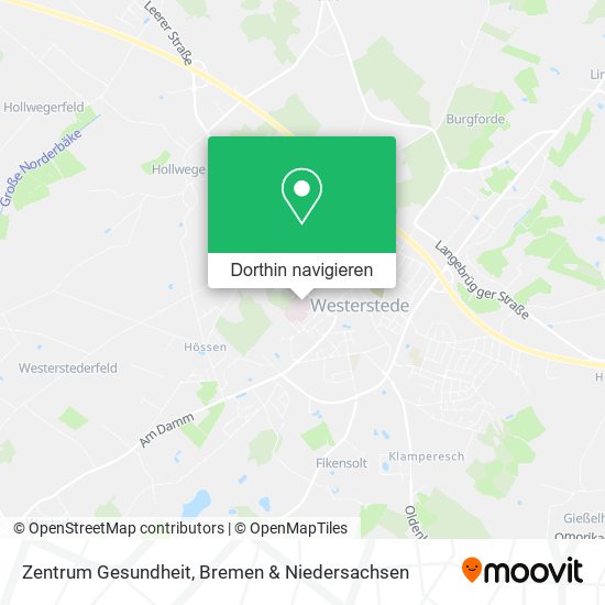 Zentrum Gesundheit Karte