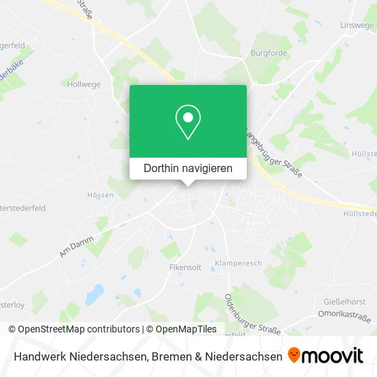 Handwerk Niedersachsen Karte