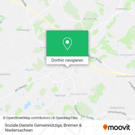 Soziale Dienste Gemeinnützige Karte