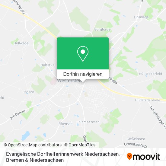 Evangelische Dorfhelferinnenwerk Niedersachsen Karte