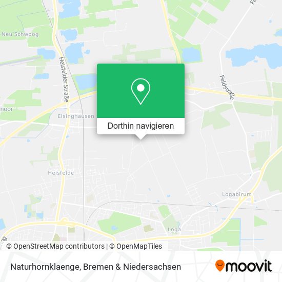 Naturhornklaenge Karte