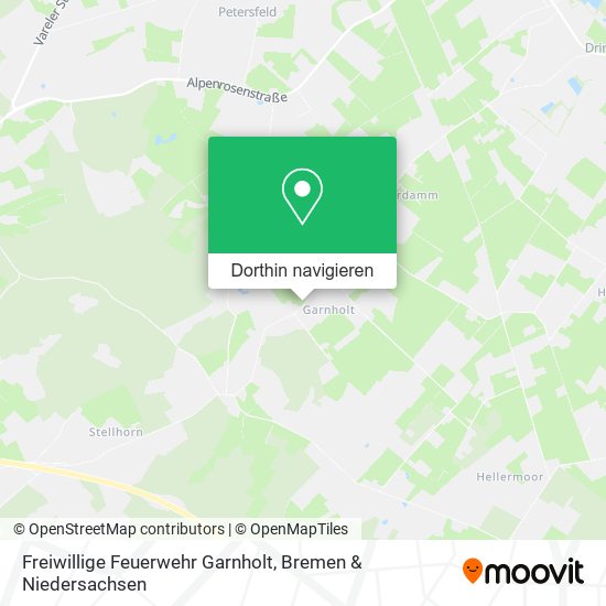 Freiwillige Feuerwehr Garnholt Karte