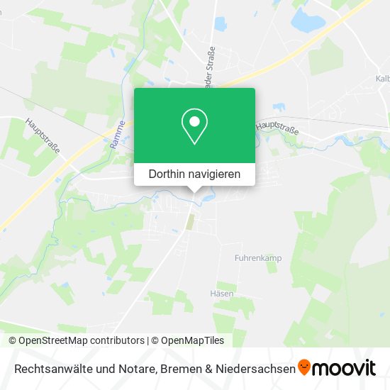 Rechtsanwälte und Notare Karte
