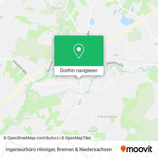 Ingenieurbüro Hinniger Karte