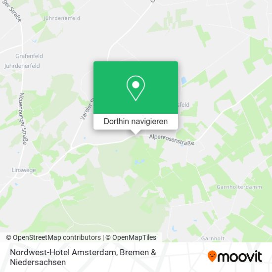 Nordwest-Hotel Amsterdam Karte