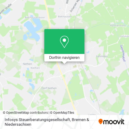 Infosys Steuerberatungsgesellschaft Karte