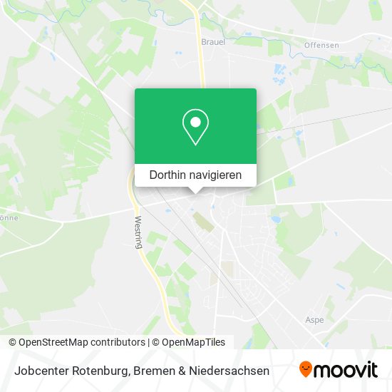 Jobcenter Rotenburg Karte