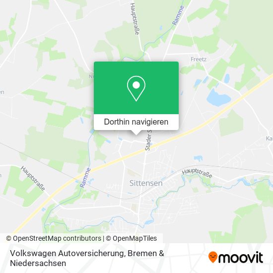 Volkswagen Autoversicherung Karte