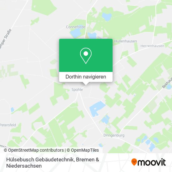 Hülsebusch Gebäudetechnik Karte