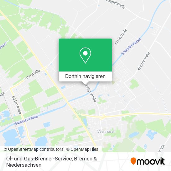 Öl- und Gas-Brenner-Service Karte