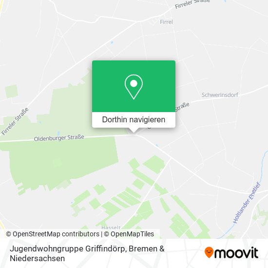 Jugendwohngruppe Griffindörp Karte