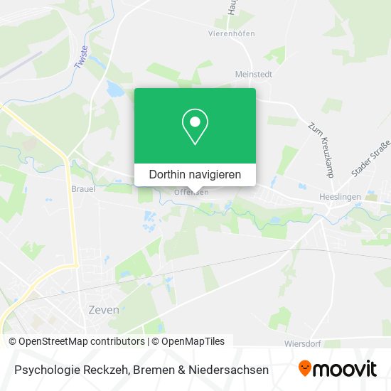 Psychologie Reckzeh Karte
