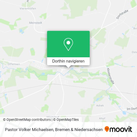 Pastor Volker Michaelsen Karte