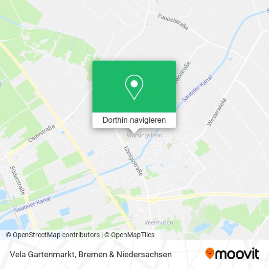 Vela Gartenmarkt Karte