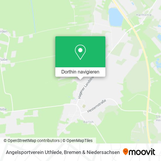 Angelsportverein Uthlede Karte
