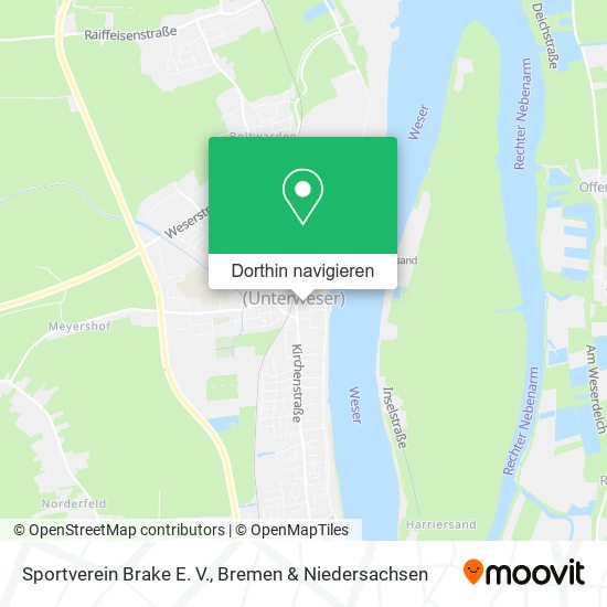 Sportverein Brake E. V. Karte