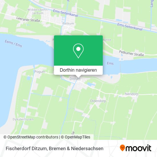 Fischerdorf Ditzum Karte