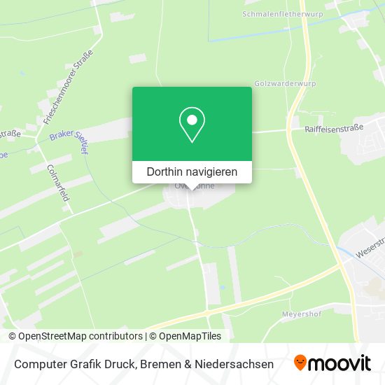 Computer Grafik Druck Karte