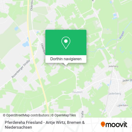Pferdereha Friesland - Antje Wirtz Karte
