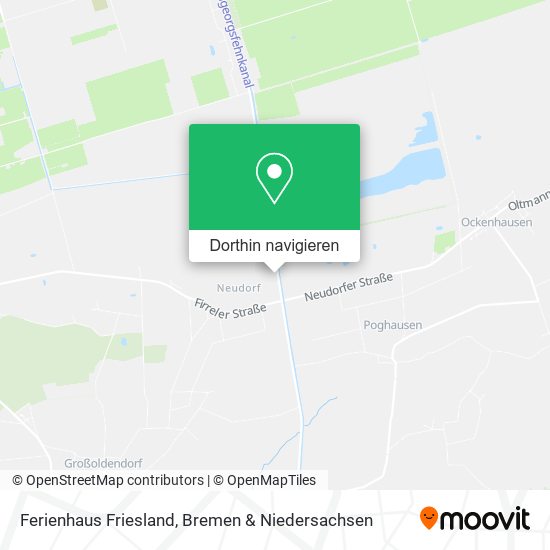 Ferienhaus Friesland Karte