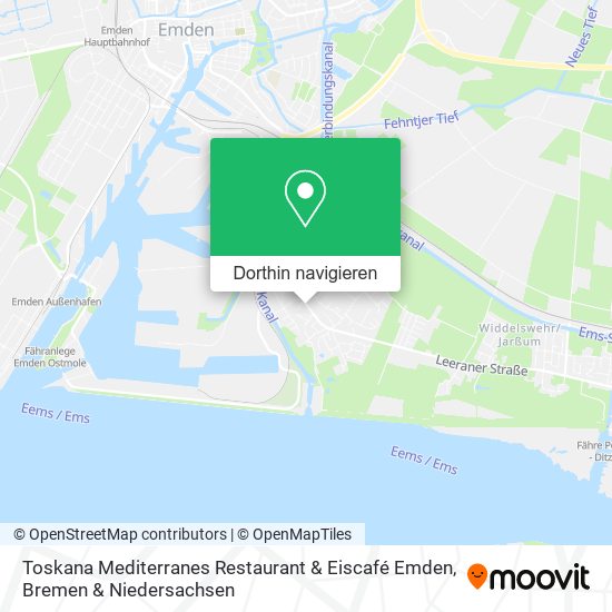 Toskana Mediterranes Restaurant & Eiscafé Emden Karte
