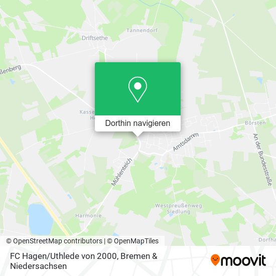 FC Hagen/Uthlede von 2000 Karte