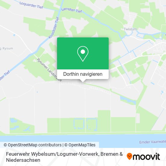 Feuerwehr Wybelsum / Logumer-Vorwerk Karte