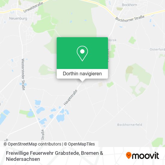 Freiwillige Feuerwehr Grabstede Karte