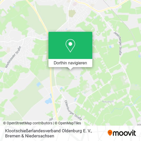 Klootschießerlandesverband Oldenburg E. V. Karte