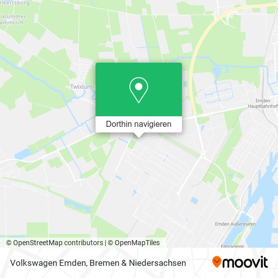 Volkswagen Emden Karte