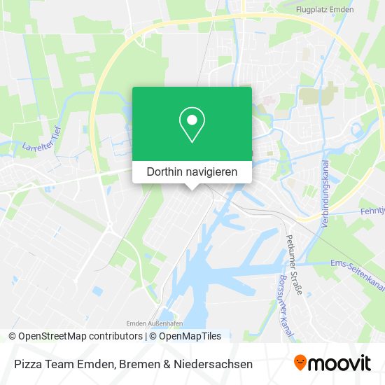 Pizza Team Emden Karte