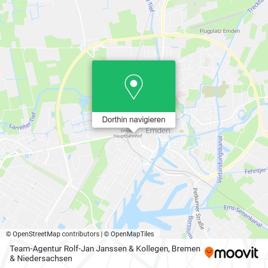 Team-Agentur Rolf-Jan Janssen & Kollegen Karte
