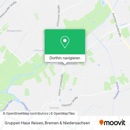 Gruppen Haus Reisen Karte