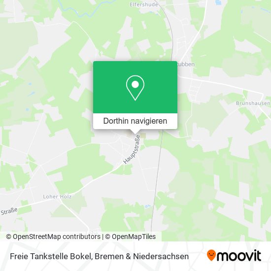 Freie Tankstelle Bokel Karte