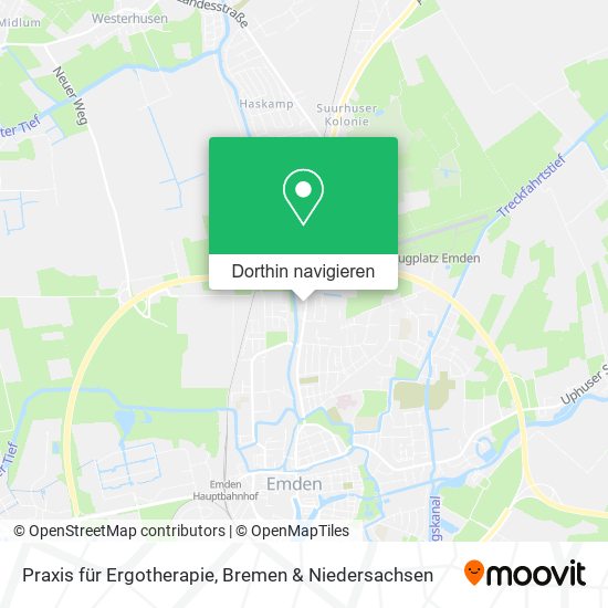Praxis für Ergotherapie Karte