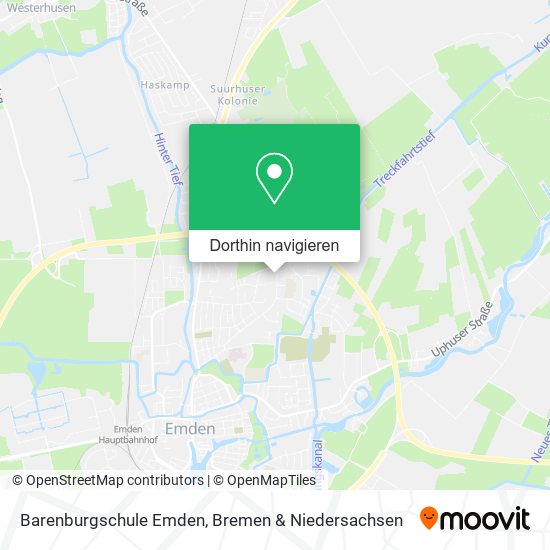 Barenburgschule Emden Karte