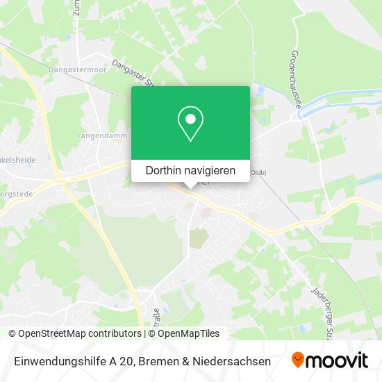 Einwendungshilfe A 20 Karte