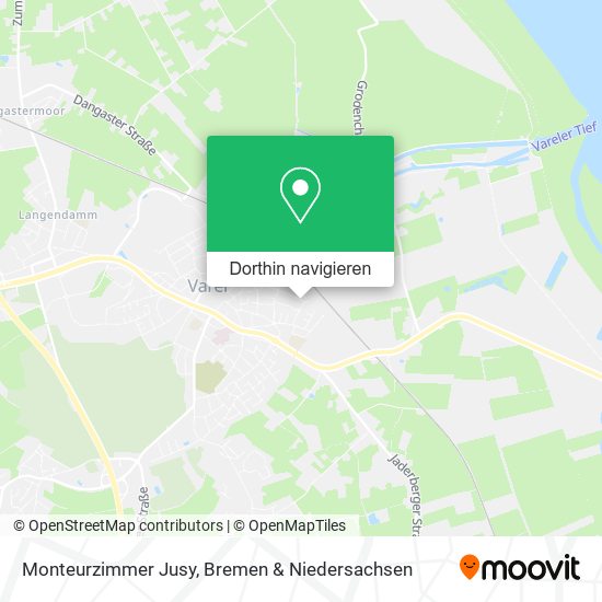 Monteurzimmer Jusy Karte