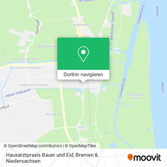 Hausarztpraxis Bauer und Eid Karte