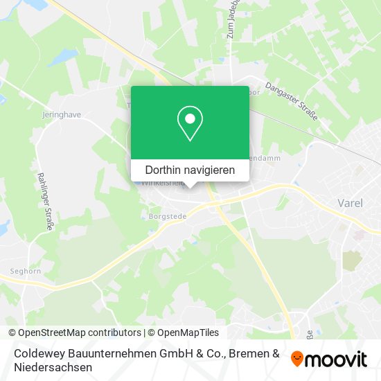 Coldewey Bauunternehmen GmbH & Co. Karte
