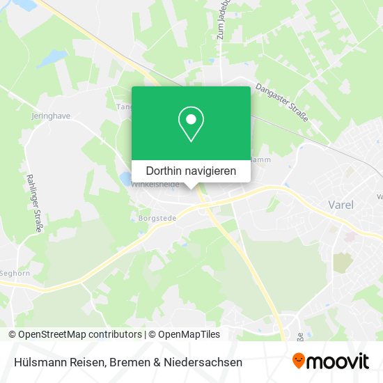 Hülsmann Reisen Karte