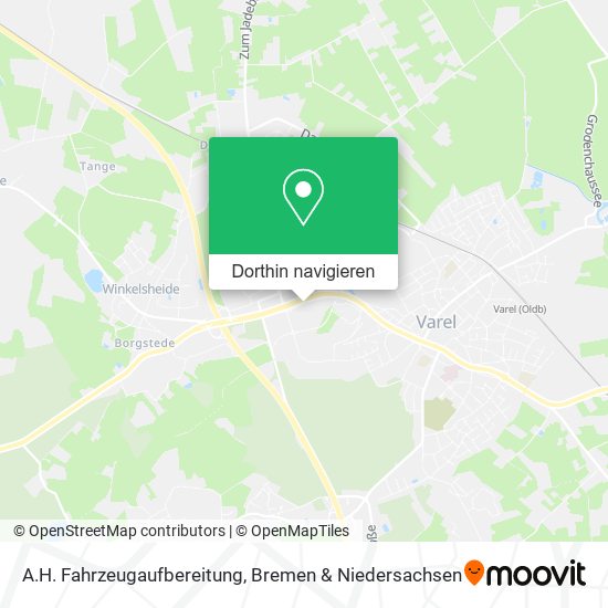 A.H. Fahrzeugaufbereitung Karte