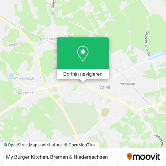 My Burger Kitchen Karte