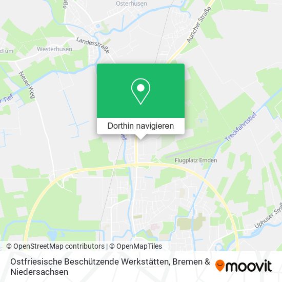Ostfriesische Beschützende Werkstätten Karte