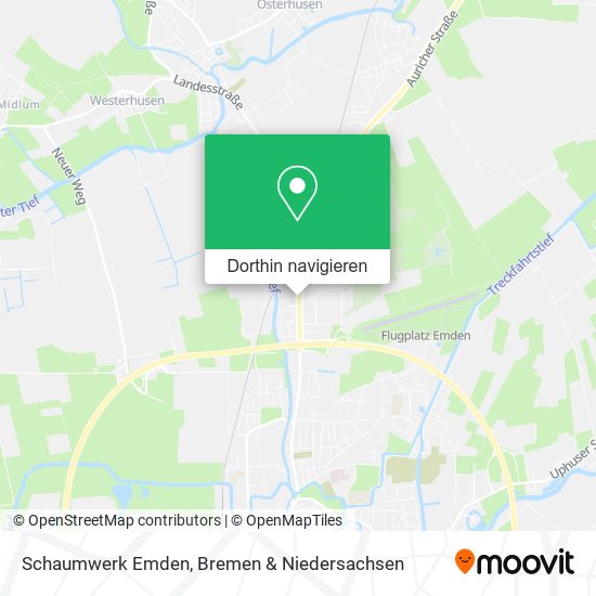 Schaumwerk Emden Karte