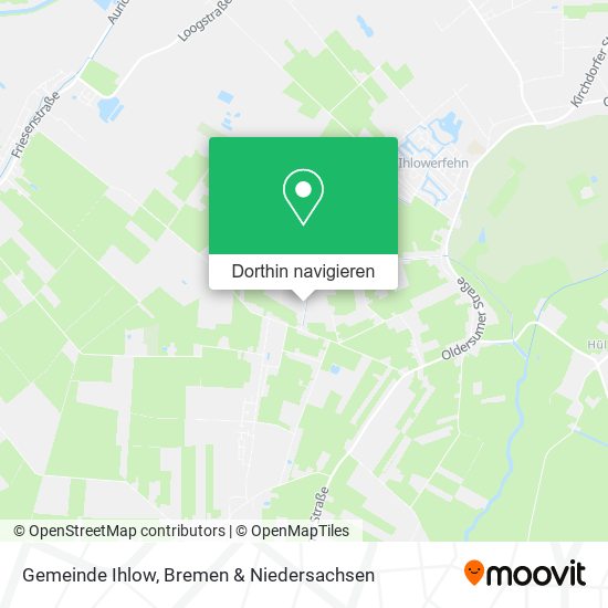 Gemeinde Ihlow Karte