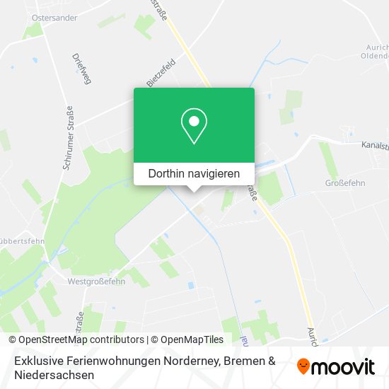 Exklusive Ferienwohnungen Norderney Karte