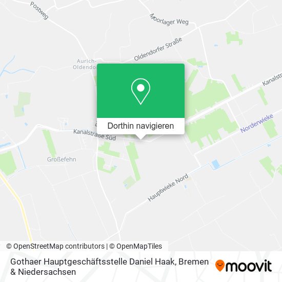 Gothaer Hauptgeschäftsstelle Daniel Haak Karte