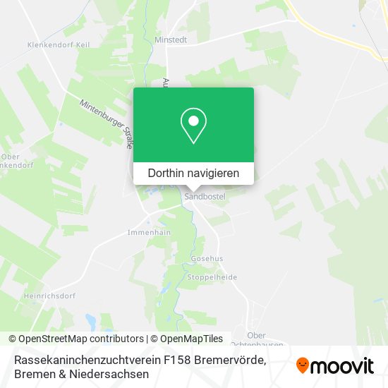 Rassekaninchenzuchtverein F158 Bremervörde Karte