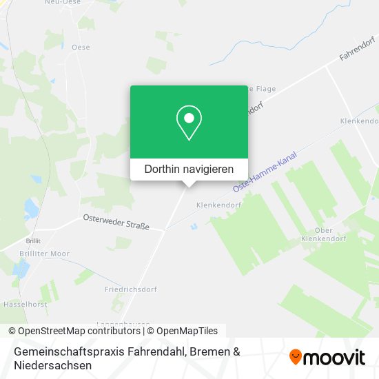 Gemeinschaftspraxis Fahrendahl Karte